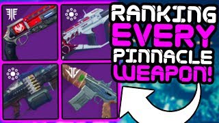Destiny 2 - Ranking All 9 Pinnacle Weapons!! (Joker's Wild)