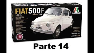 Fiat 500 F modellino da costruire, parte 14