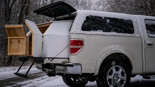 Truck Camping: DIY Slide Out Camper Extension to Sleep in the Bed of My F-150 Super Crew Pickup