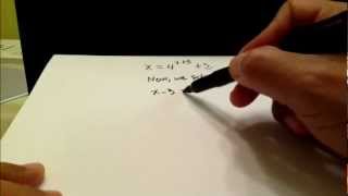 Finding the inverse of Exponential and Logarithmic Functions with two simple examples