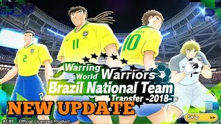 NEW UPDATE BRAZIL NATIONAL TEAM 2018 - CAPTAIN TSUBASA DREAM TEAM