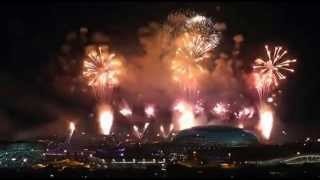 Салют - Открытие Олимпиады в Сочи 2014 год.
