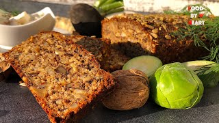 LOW CARB CHLEBA Ořechový se sýrem Cheddar a Cottage