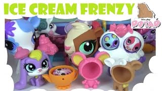 LPS Литлест Пет Шоп Мультик Вечеринка Петов Мультики Маленький Зоомагазин LPS Ice Cream Party