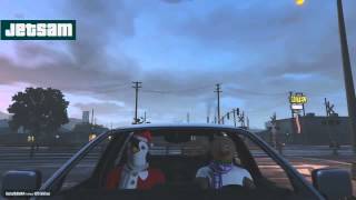 GTA 5 Смешные моменты #77 Рождество, Санта Клаус, Танцы в машине (PC ULTRA)