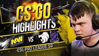 БОЖЕСТВЕННЫЙ СПРЕЙ - ХАЙЛАЙТЫ NAVI на ESL Pro League S9 EU