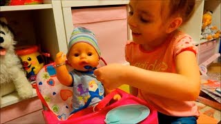 Мальчик Беби Бон 10 аксессуаров для Baby Born за 10 минут челлендж Видео для детей