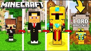 ŻYCIE LORDA KRUSZWILA W MINECRAFT || OD NARODZIN DO ŚMIERCI