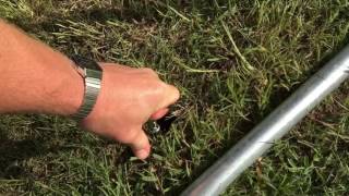 How to anchor a trampoline in 5 minutes, no tools