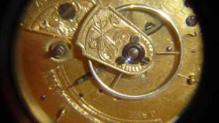 Olivier Quartier Verge Fusee Pocket Watch