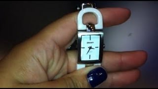 Women's DKNY Stainless Steel Ceramic Watch NY8545