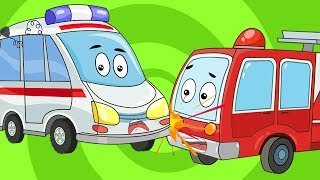 Развивающие Мультики про Машинки – Скорая Помощь, Пожарная Машина, Полицейская Машина – Сборник 2018