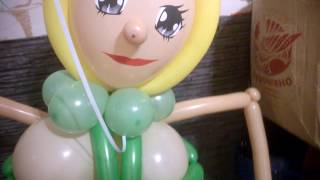 девушка солдат из шаров/the girl soldiers of the balls