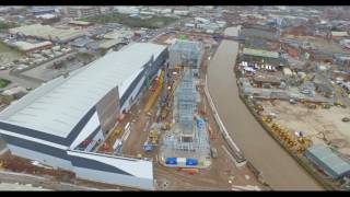 Drone Footage of Energy Works Hull - March 2017