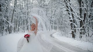 Очень красивая зимняя свадьба в Святогорске | Premium Film production
