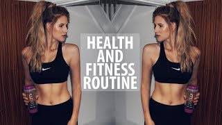 HEALTH AND FITNESS ROUTINE + MY GO-TO WORKOUT | Hannah Leigh