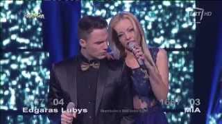 Duetas Edgaras Lubys & Mia atliko dainą „Take My Love“ (2015) HD