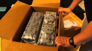 Yamaha RX-V675 / NS-F 150 unboxing (clip 1/2) (www.buhnici.ro)