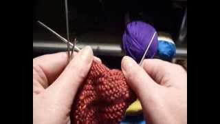 Как связать пинетки-сапожки спицами - 15 / How to knit baby booties shoes - 15