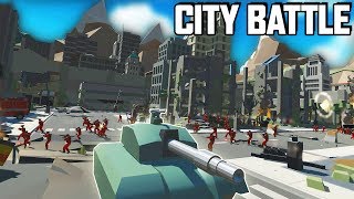 HUGE CITY BATTLE!  Best NEW Map in Ravenfield! (Ravenfield Gameplay New Custom Map)