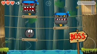 RED BALL 4 : BLACK BALL in DEEP FOREST  SAVING RED BALLS (BOSS LEVEL) (LEVEL 28,29 & 30 )