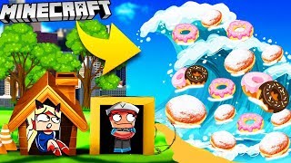 ? BAZA VS TSUNAMI PĄCZKÓW - MINECRAFT TSUNAMI CHALLENGE | Vito VS Bella