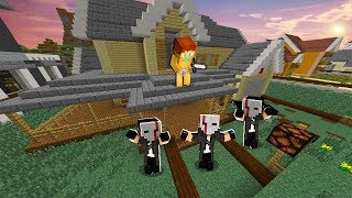 РЕБЕНОК ЗАЩИЩАЕТ СВОЙ ДОМ ОТ МУТАНТОВ!  Заброшенный город#4 MINECRAFT сериал