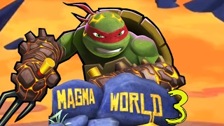 Teenage Mutant Ninja Turtles Portal Power: Magma World 3. Gameplay 2017