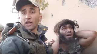 Взятие в плен боевика ИГИЛ Натуральный Черт!!!