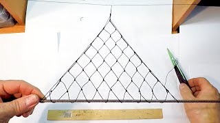 Как СВЯЗАТЬ Рыболовную КОСЫНКУ с 0 на ВОЗРАСТАНИЕ!!!