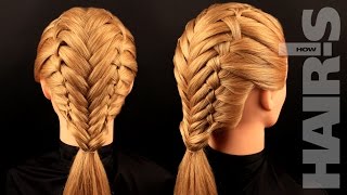 Учимся плести французские косы с колоском - видеоурок (мастер-класс) Hair’s How