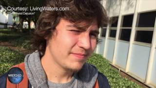 Watch this kid’s face as he hears the law and gospel.