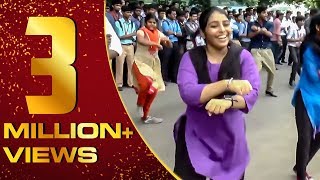 Loyola college students perform for G.V.Prakash