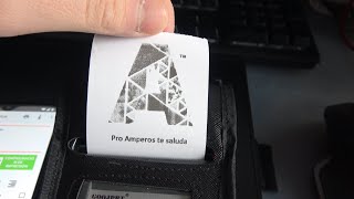 Impresora termica portatil bluetooth.