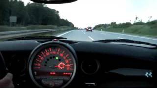Mini R56 JCW V-Max 164 MPH / 263 km/h Part 1/2