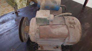 Air Compressor Motor Restoration | Squirrel-cage rotor Repair