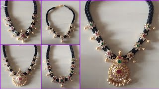 22carat gold sheet black threads jewellery