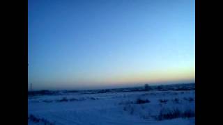 Комета. Курганская область город Куртамыш 11 декабря 2014 год VID 20141211