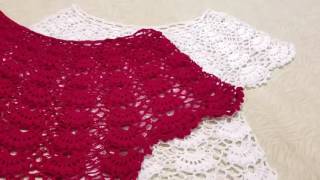 Blusa de abanicos