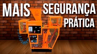 Máquina Ativa Pneumática para fabricação de tijolos ecológicos  - Grupo Aguilar
