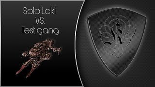 EvE Online Solo PvP: Loki VS. Test gang