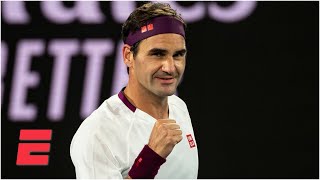 Roger Federer beats Marton Fucsovics to advance to quarterfinals | 2020 Australian Open Highlights