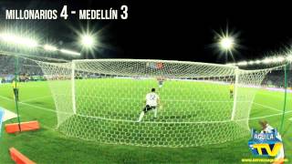 AGUILA TV - MILLOS ADORNÓ EL CIELO BOGOTANO CON LA 14