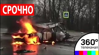 В Воскресенском районе заживо сгорел водитель "Жигулей"
