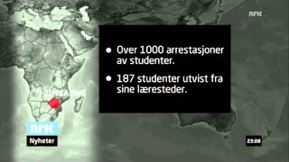 SAIHs kampanje - Ordning for utviste studenter - på Kveldsnytt 15.01.2013
