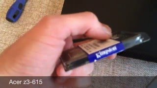 Acer z3-615 установка оперативной памяти