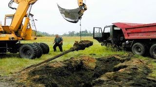 ПОДЪЁМ ПУШКИ ОТ ТАНКА Т-34-85 / Находки Второй Мировой