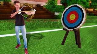 AULA DE EDUCAÇÃO FÍSICA NA ESCOLA DENTRO DO MINECRAFT NA VIDA REAL !