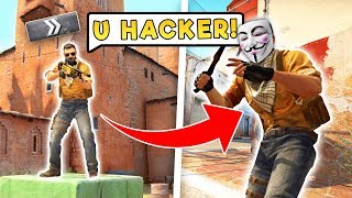 I Pretended to be a *HACKER* In Silver Matchmaking... (CS:GO)