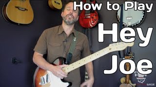 How To Play Hey Joe By Jimi Hendrix - Guitar Lesson
